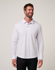 TravisMathew | The Zinna 2.0 Long Sleeve Polo - White