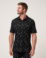 TravisMathew | Weather Patterns Polo - Black