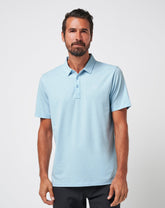 TravisMathew | The Heater Polo - Heather Dream Blue