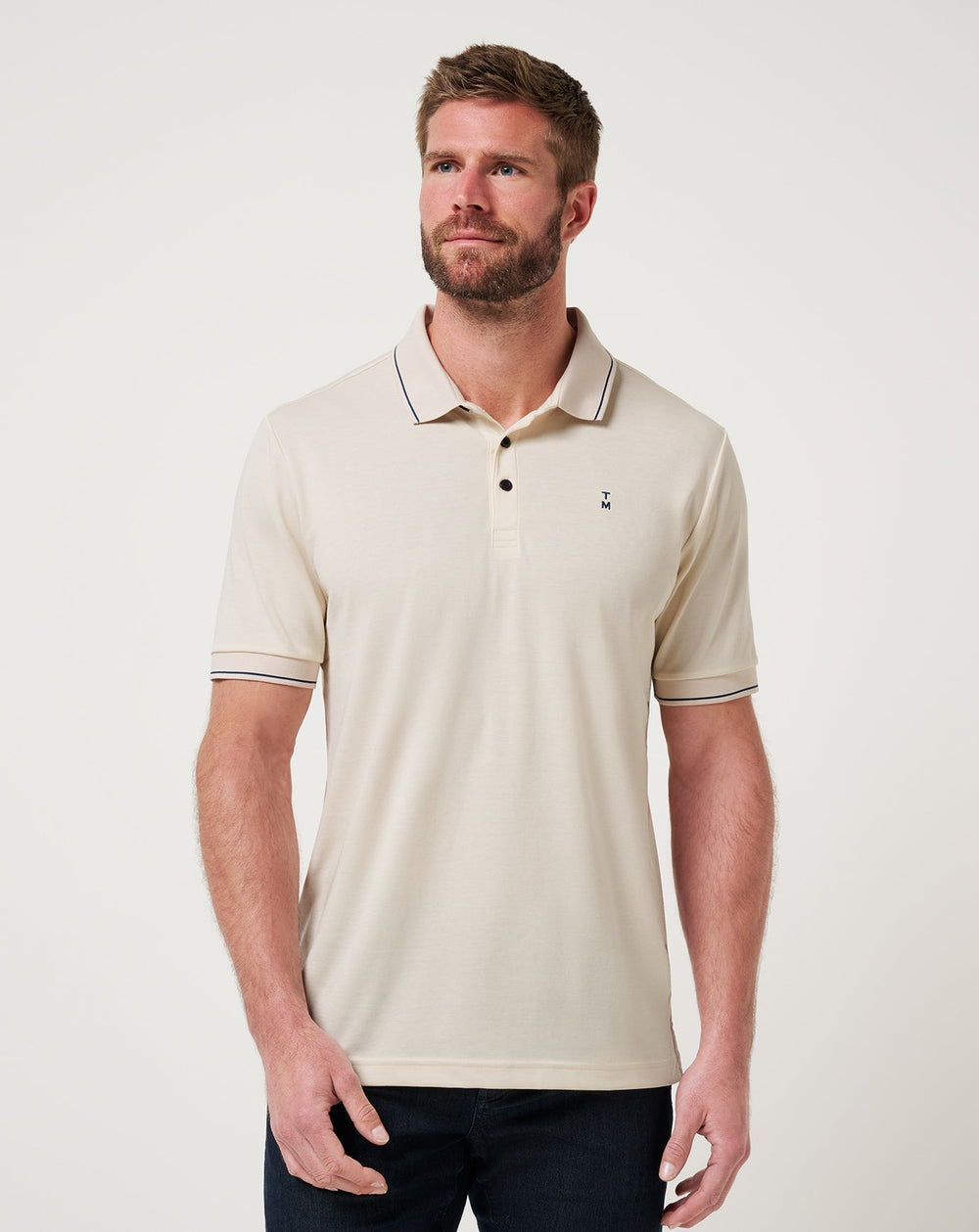 TravisMathew | Happier Hour Polo - Birch