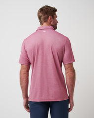 TravisMathew | Boston Red Sox Playoff Pitch Polo - Heather Red