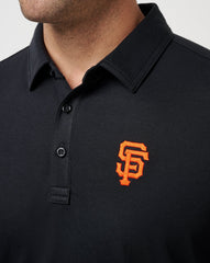 TravisMathew | San Francisco Giants Playoff Pitch Polo - Black