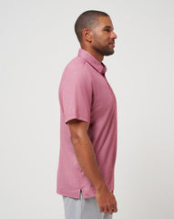 TravisMathew | St Louis Cardinals Playoff Pitch Polo - Heather Red