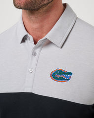 TravisMathew | Florida Drop Back Polo - Heather Grey/Black