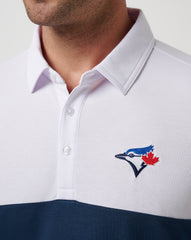 TravisMathew | Toronto Blue Jays Home Run Leader Polo - White/Navy