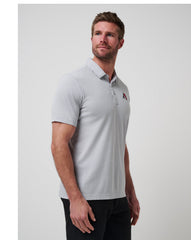 TravisMathew | Arizona Diamondbacks Playoff Pitch Polo - Heather Grey