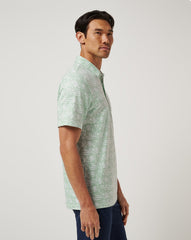TravisMathew | Featherweight Cabana Polo - Aqua Foam