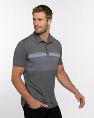 TravisMathew | Endless Horizon Polo - Heather Dark Grey