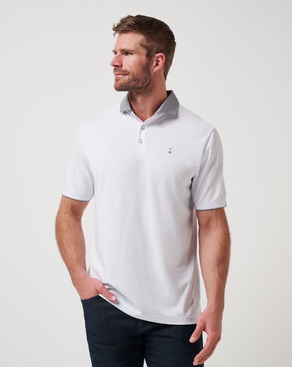 TravisMathew | Reservation Number Polo - White
