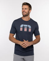 TravisMathew | Solar Flare Tee - Blue Nights