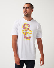 TravisMathew | USC War Paint Tee - White