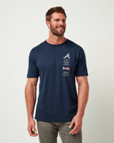 TravisMathew | Atlanta Braves Sunset Slam Tee - Total Eclipse