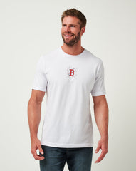 TravisMathew | Boston Red Sox In The Dugout Tee - White