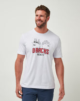 TravisMathew | Arizona Diamondbacks Strike One Tee - White