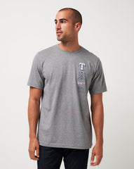 TravisMathew | Texas Rangers Sunset Slam Tee - Heather Grey