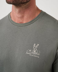 TravisMathew | Run Rudolph Tee - Dark Olive