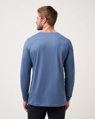 TravisMathew | Performance Jersey Long Sleeve Tee - Bering Sea