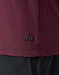 TravisMathew | First Day Active Tee - Mauve Wine