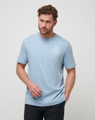 TravisMathew | Name Association Tee - Dusty Blue