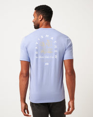 TravisMathew | Night Diver Tee - Heather Violet Storm