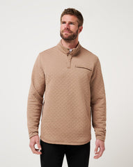 TravisMathew | Transatlantic Quarter Zip - Portabella