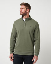 TravisMathew | Cloud Quarter Zip 2.0 - Dark Olive