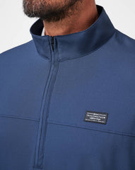 TravisMathew | Wanderlust Quarter Zip - Mood Indigo