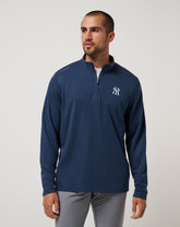 TravisMathew | New York Yankees Time To Tailgate Quarter Zip - Navy