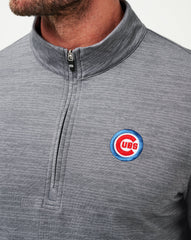 TravisMathew | Chicago Cubs The Heater Quarter Zip - Sleet/Quiet Shade
