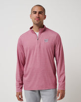 TravisMathew | Washington Nationals Time To Tailgate Quarter Zip - Heather Red