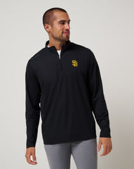 TravisMathew | San Diego Padres Time To Tailgate Quarter Zip - Black