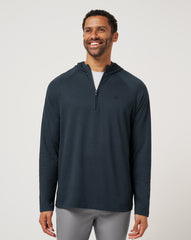 TravisMathew | Country Hopping Hooded Quarter Zip - Total Eclipse