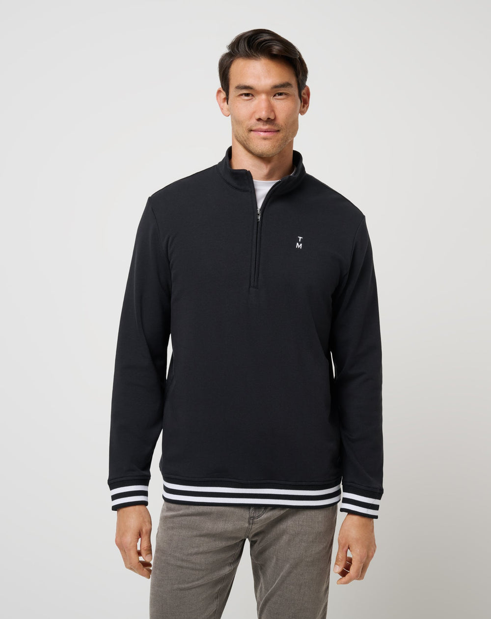 TravisMathew | Happier Hour Quarter Zip - Black