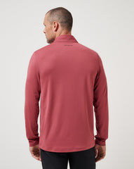 TravisMathew | Heater Pro Quarter Zip - Roan Rouge