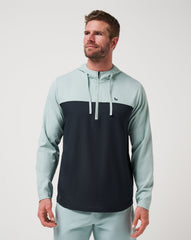 TravisMathew | Coin Toss Quarter Zip Hoodie - Gray Mist