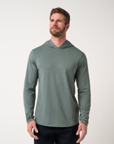TravisMathew | Performance Jersey Hoodie - Balsam Green
