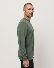 TravisMathew | Cloud Sweater - Heather Dark Olive
