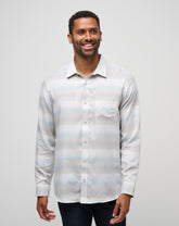 TravisMathew | Cloud Flannel Stripe Button-Up - Oxford Tan