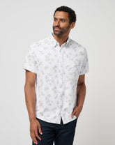 TravisMathew | Mist On The Lake Button-Up - White