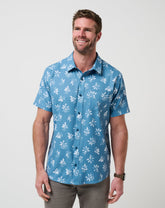 TravisMathew | Techwoven Seamate Button-Up - Captains Blue