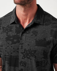 TravisMathew | Knit Gravitation Button-Up - Black