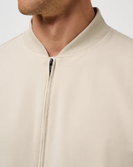 TravisMathew | Stretchknit Bomber Jacket - Italian Sand