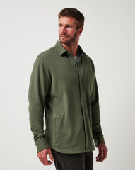 TravisMathew | Cloud Shirt Jacket - Dark Olive