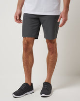 TravisMathew | Travel Year Short 9In - Grey Pinstripe