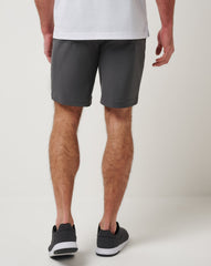 TravisMathew | Travel Year Short 9In - Grey Pinstripe