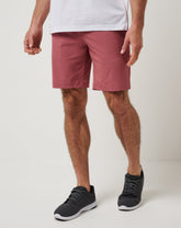 TravisMathew | Travel Year Short 9In - Heather Roan Rouge
