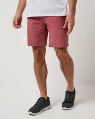 TravisMathew | Travel Year Short 9In - Heather Roan Rouge
