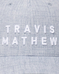 TravisMathew | Rockdale Snapback Hat - Heather Light Blue