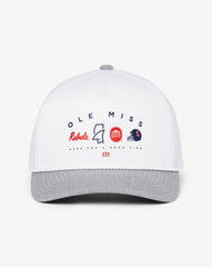 TravisMathew | Mississippi Defensive Line Snapback Hat - White