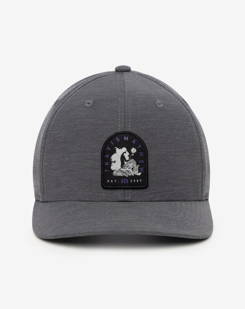 TravisMathew | Myths And Legends Snapback Hat - Heather Grey Pinstripe